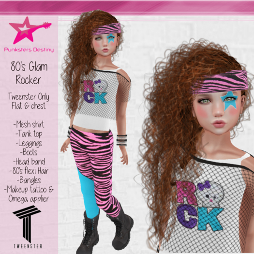 *PD* 80's Glam Rocker