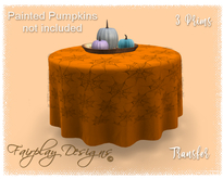 ~Webbed Halloween Party Table~Transfer~