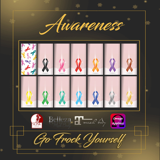 Awareness Ribbons Nail Appliers
