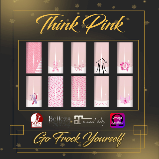 GFY-Think Pink Nail Appliers Delivery HUD {Wear}