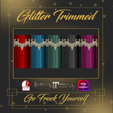 Glitter Trimmed Nail Appliers