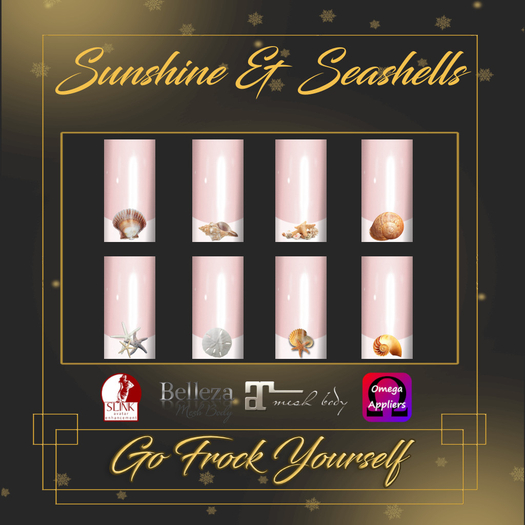 GFY-Sunshine & Seashells Nail Appliers {Wear Me}