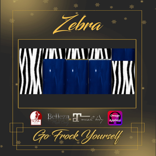 Zebra Blue Nail Appliers