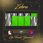 Zebra Lime Nail Appliers