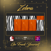 Zebra Orange Nail Appliers