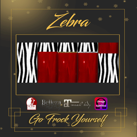 CW-Slink Zebra Red Appliers (Wear Me)