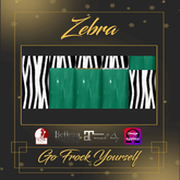 Zebra Teal Nail Appliers