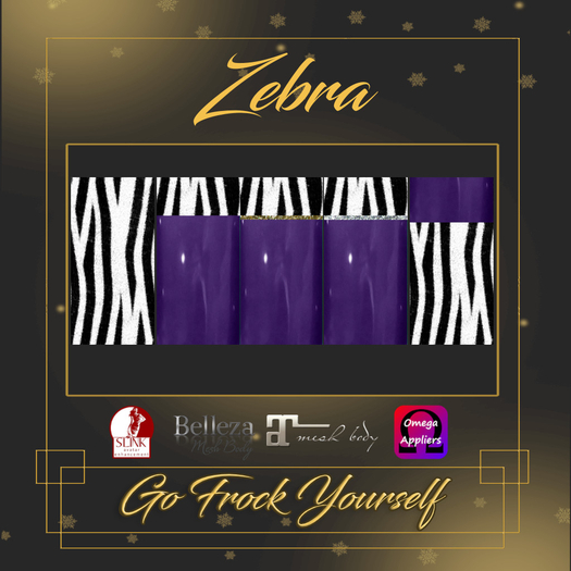 CW-Slink Zebra Violet Appliers (Wear Me)