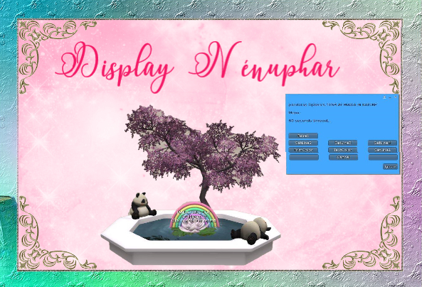Display panda nenuphar