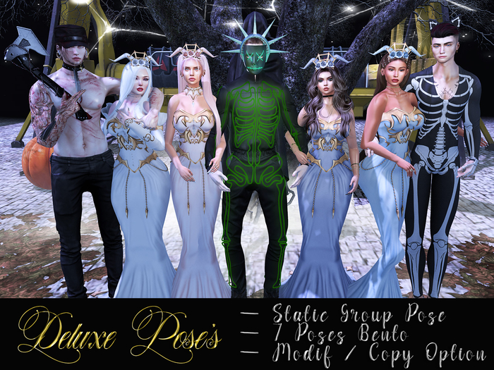 DELUXE POSE'S halloween x7