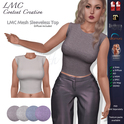 DEMO - LMC Mesh - Sleeveless Top - 
