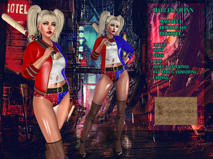 Harley Quinn Outfit By Blackbird Lace