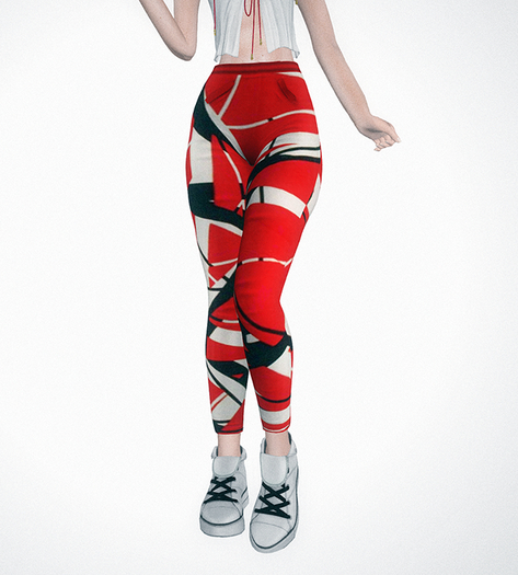 (BBB) EVH Red Legging