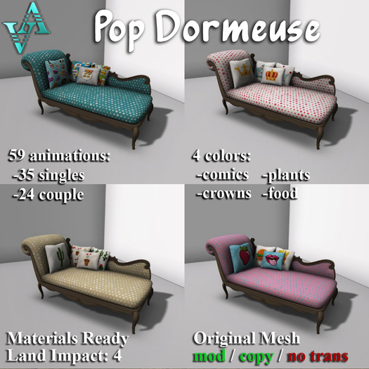 Atelier Visconti Pop Dormeuse