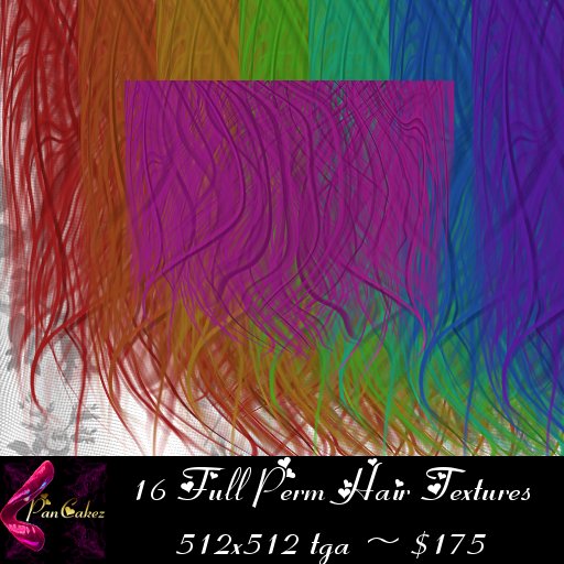 *PCz* Whispy Hair Textures- Messy