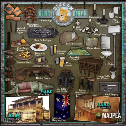 madpea dunkum diner full set