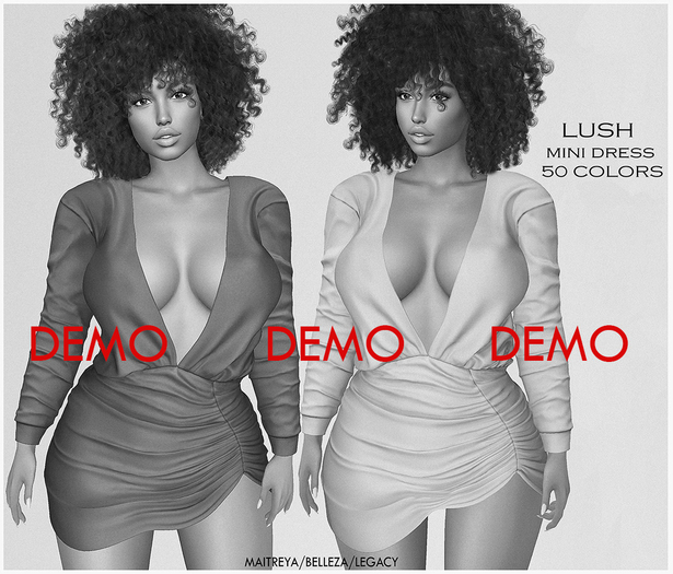 ba!DeSiGn LUSH Mini Dress 50 Colors.DEMO.
