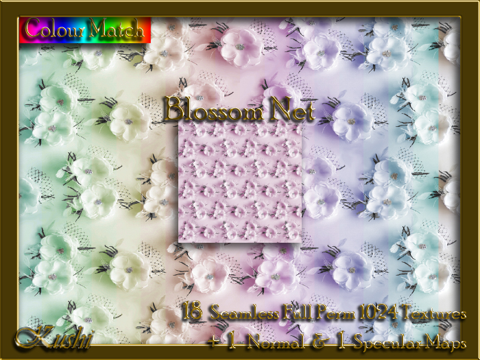 Blossom Net Seamless Texture Set