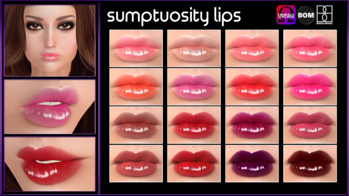 *Booty's Beauty* [Omega & BOM] Sumptuosity Lips