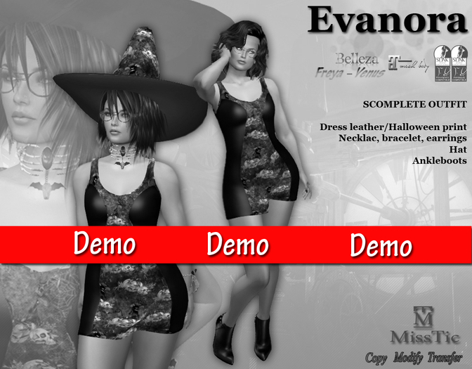MissTic Evanora Halloween complete outfit (boxed) demo ADD