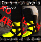 <GC> Downworld Boots - Yellow (boxed)
