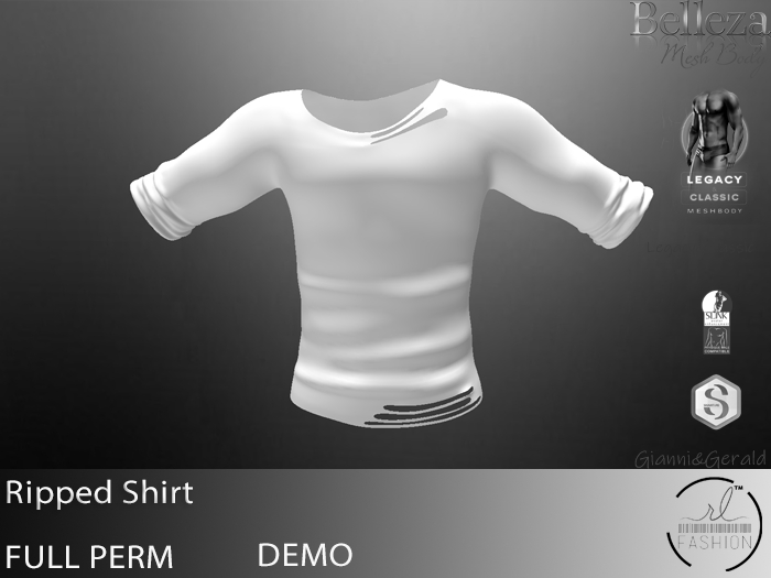 The Men Ripped Sweet Shirt  DEMO