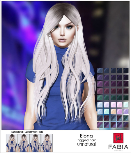 -FABIA- Mesh Hair   < Elona> Unnatural