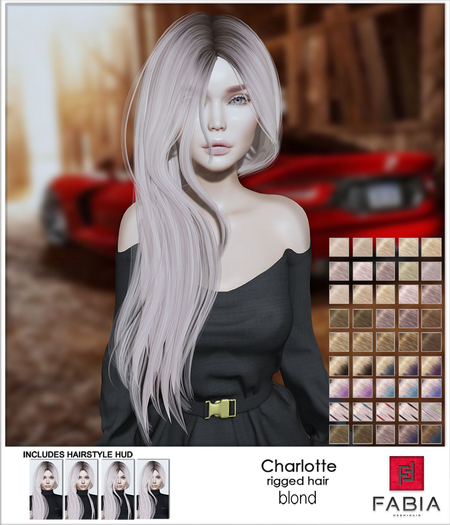 -FABIA- Mesh Hair   < Charlotte> Blond
