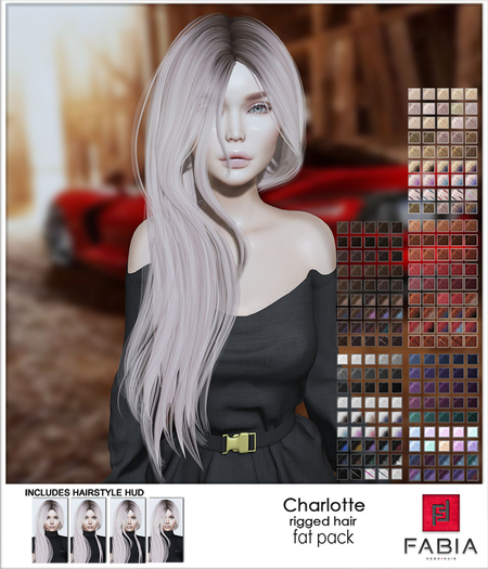 -FABIA- Mesh Hair   < Charlotte> FatPack