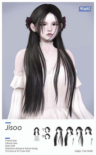 MIWAS - Hair #Jisoo 'FATPACK' DEMO