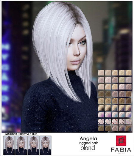 -FABIA- Mesh Hair   < Angela> Blond