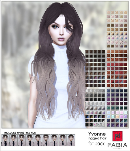 -FABIA- Mesh Hair   < Yvonne> FatPack