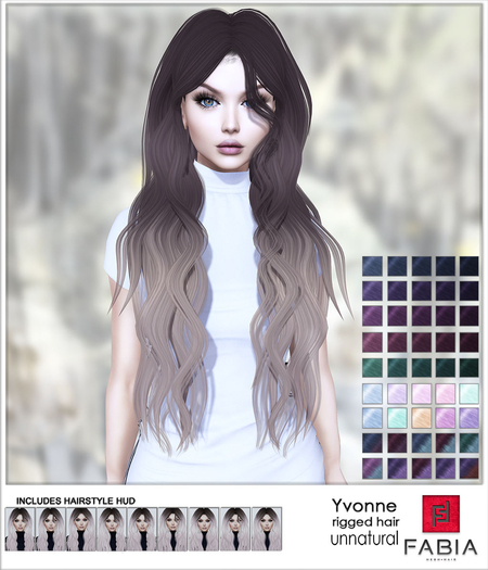 -FABIA- Mesh Hair   < Yvonne> Unnatural