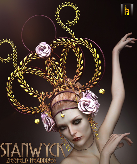 The Row House-STANWYCK 1920s Follies Headdress Box ADD ME!