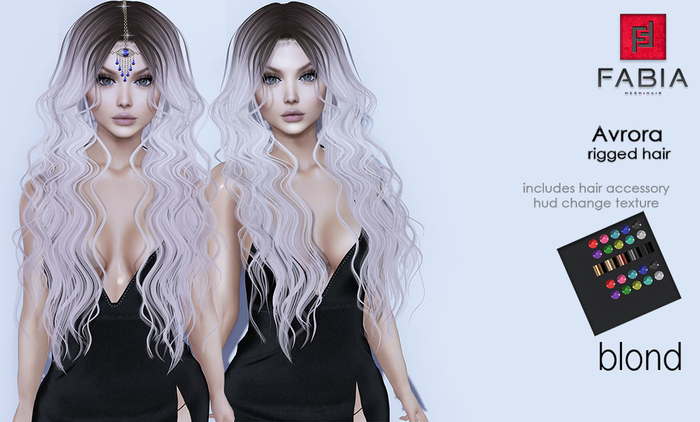 -FABIA- Mesh Hair   < Avrora> Blond