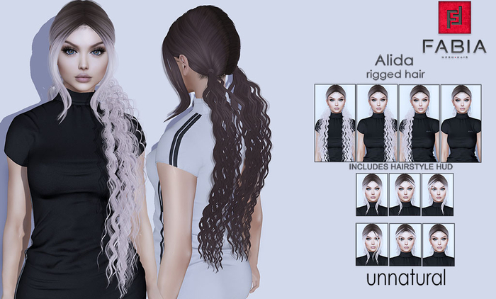 -FABIA- Mesh Hair   < Alida> Unnatural