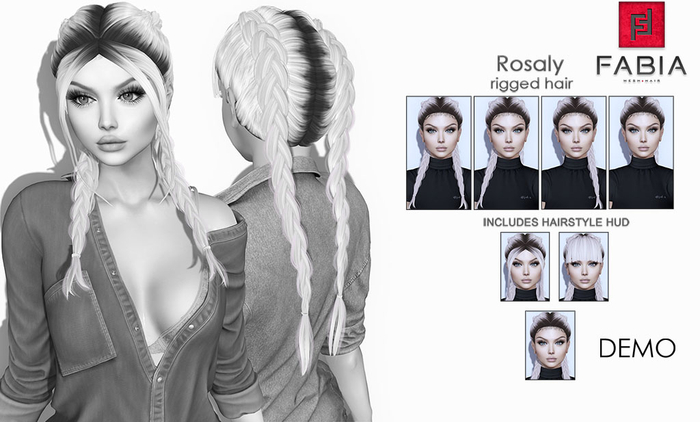 -FABIA- Mesh Hair  < Rosaly> DEMO