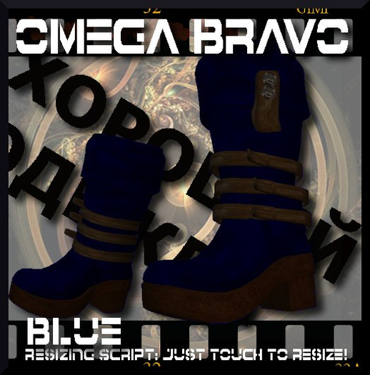 <GC> Omega Bravo Boots - Blue