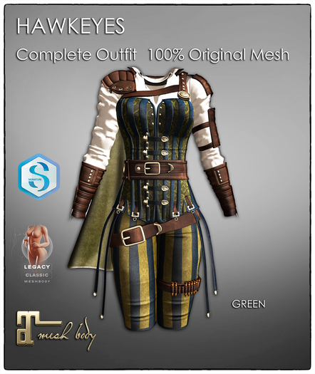 [JANGKA]HAWKEYES Outfit GREEN - ADD ME
