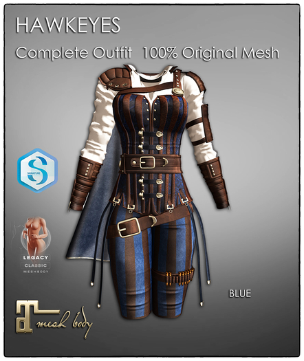 [JANGKA]HAWKEYES Outfit BLUE - ADD ME