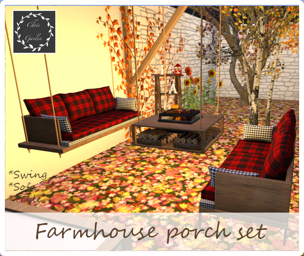 Farmhouse Autumn porch set PG