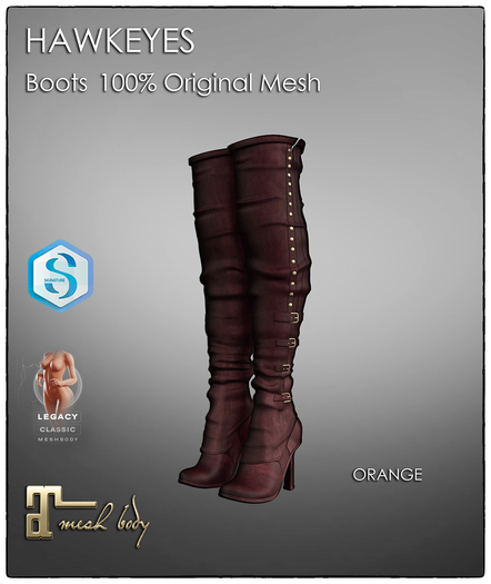 [JANGKA]HAWKEYES Boots ORANGE - ADD ME