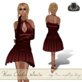 [SE*Designz] Gown - Wine Choker