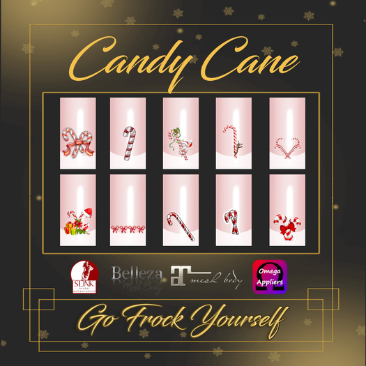 GFY-Candy Cane Nail Appliers {Wear Me}