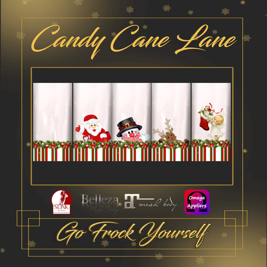 Candy Cane Lane Nail Appliers
