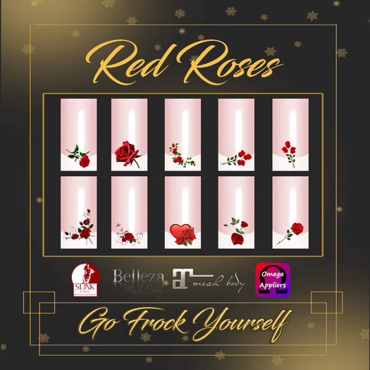 Red Roses Nail Appliers