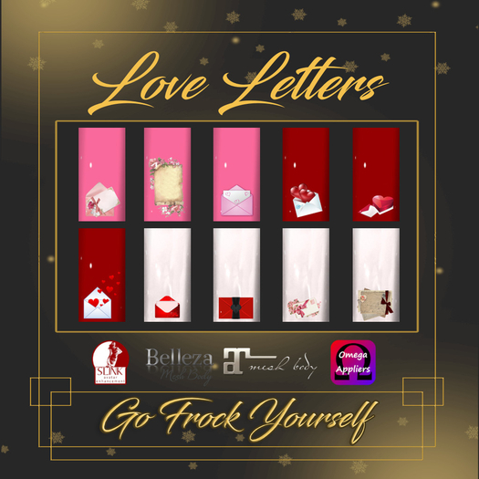 GFY-Love Letters Nail Appliers {Wear Me}