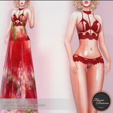 .:FlowerDreams:. Roxane Lingerie Set Red