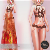 .:FlowerDreams:. Roxane Lingerie Set Brown