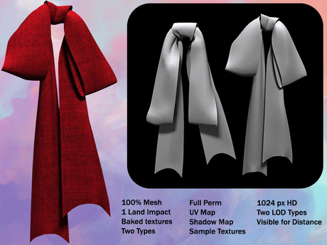 Second Life Marketplace - Fabric Bow Full Perm { Mesh Promo }